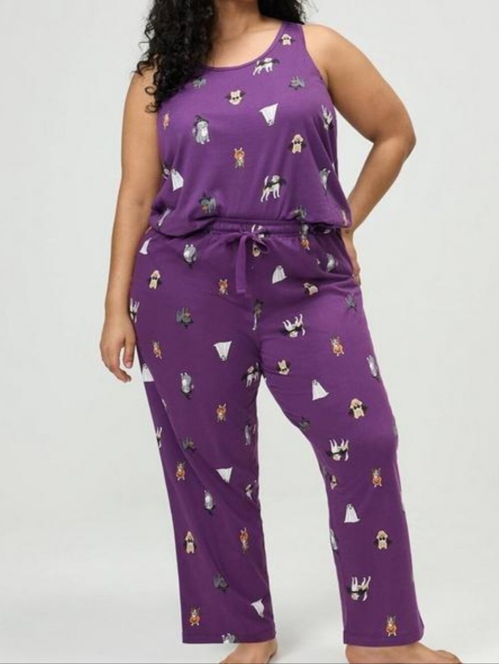 🆕️🐶 TORRID PURPLE PUPS 100% COTTON SLEEP SET - 2 PIECE SET🐶